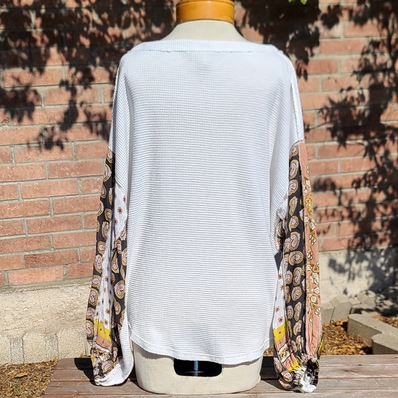 We The Free oversized waffleknit blouse - Picture 6 of 12